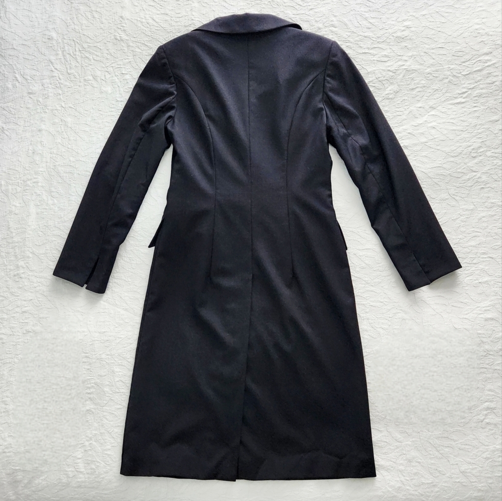 Nicowa Sleek & Lightweight Black Jacket Silky Pink Lining Sexy & Fitted Size 4 - Picture 14 of 16